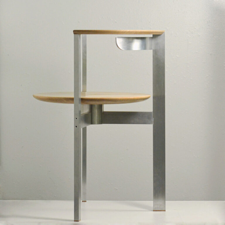 Aluminium and Maple Chair